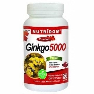 Nutridom - ginkgo biloba 5000 100 mg - 120 vcaps Online Sale