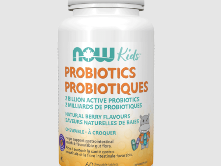 Now - kid s probiotics 2  billion, natural berry flavour 60  chewable tablets Hot on Sale