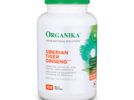 Organika - siberian tiger ginseng 100 mg - 100 vcaps on Sale