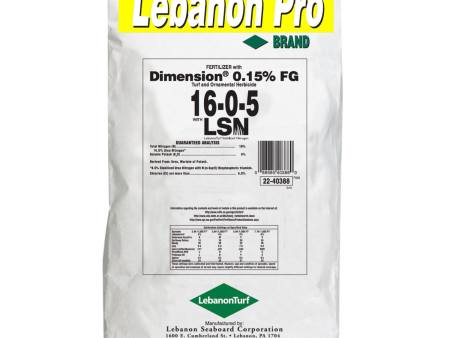 16-0-5 .13 Dimension 50% SCU Pre-emergent Crabgrass and Weed Control and Fertilizer Sale