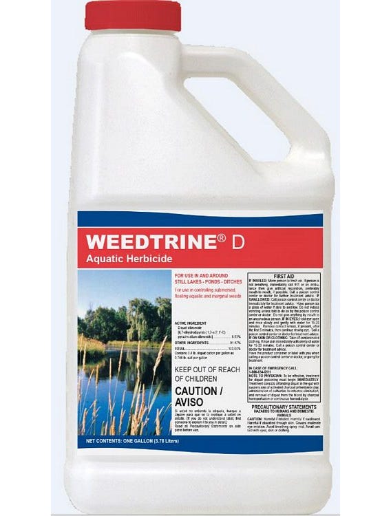 Weedtrine-D Pond Aquatic Herbicide Plant Control For Cheap