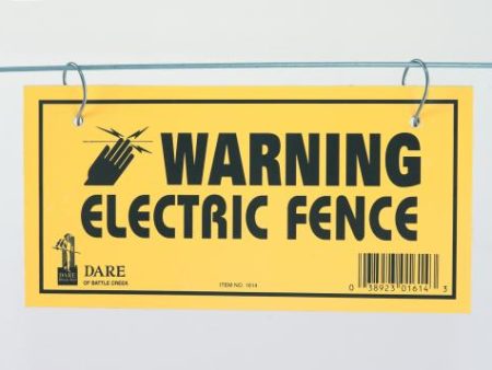 Electric Fence Warning Sign Sale