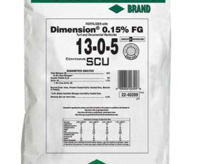 13-0-5 30% SCU .15 Dimension Weed Preemergent Lawn Fertilizer Supply