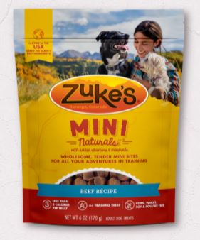 Zukes Beef Mini Naturals Dog Treats Hot on Sale