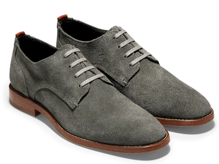 Feathercraft Grand Blucher Oxford in Magnet Suede Sale