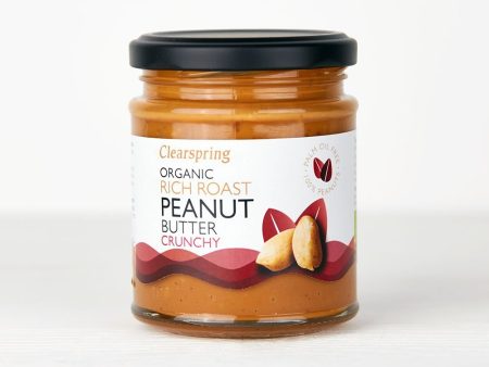 Organic Rich Roast Peanut Butter - Crunchy (6 Pack) Online now