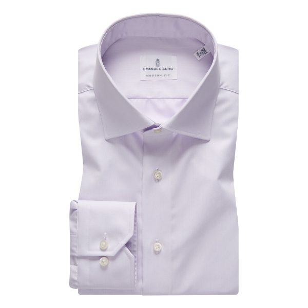 Mr. Crown Modern Fit Lilac Shirt Supply