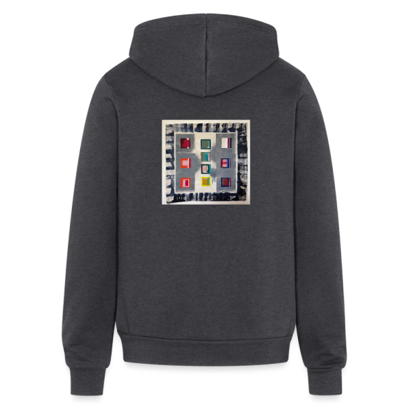 Judith Kaufman Weiner s Pandemic Squares zip Hoodie Online Sale