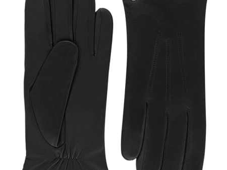 Leather Gloves in Black Sale