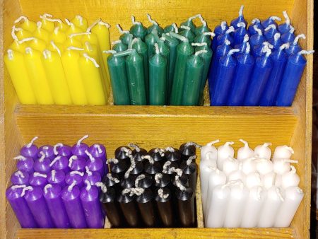 Magickal Mini Taper Candles (12 Colors) For Discount