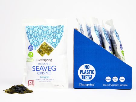 Organic Seaveg Crispies Multipack - Original (Crispy Seaweed Thins) (6 Pack) Online Hot Sale