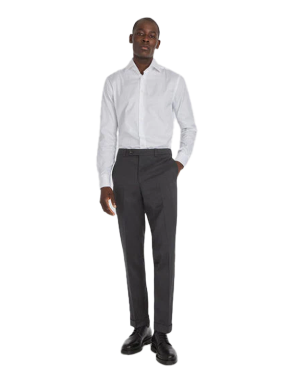 3SIXTY5 Nathan Modern Fit Suit Trouser in Charcoal Discount