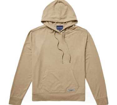 T-Series Fleece Knit Hoodie in Fossil Fashion