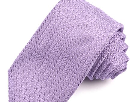 Silk Grenadine Textured Tie in Lilac Cheap