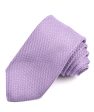 Silk Grenadine Textured Tie in Lilac Cheap