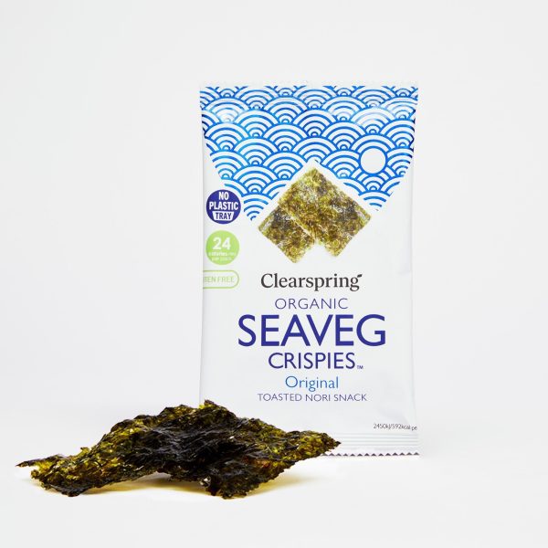 Organic Seaveg Crispies - Original (Crispy Seaweed Thins) (20 Pack) Online