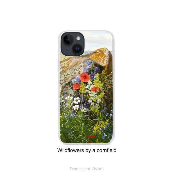 Wildflowers, Poppies & Lilies Art Phone Case for iPhones 16, 15, 14, 13, 12, 10, SE2020 Supply