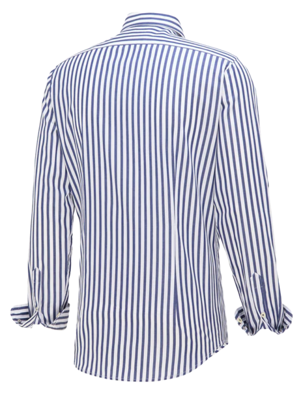 Navy Stripe Long Sleeve Shirt For Cheap