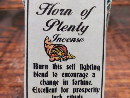 Hocus Pocus Horn of Plenty Incense Discount