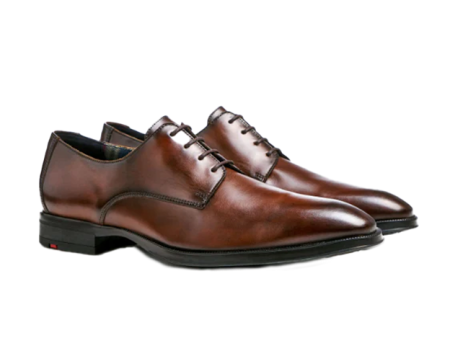 Gideon Dress Shoe in Brandy Hot on Sale