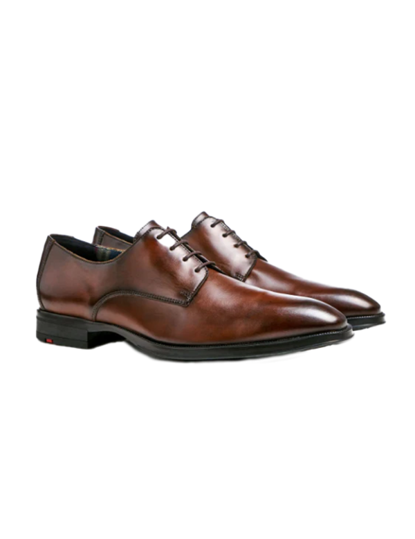 Gideon Dress Shoe in Brandy Hot on Sale