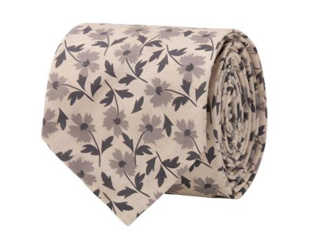 Lakeshore Daisies Champagne Tie Sale