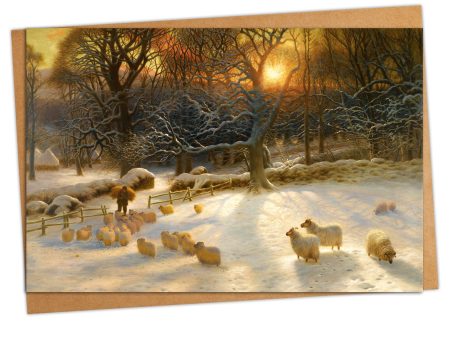 Traditional Artistic Winter Holiday Card, Farquharson Shortening Day Supply