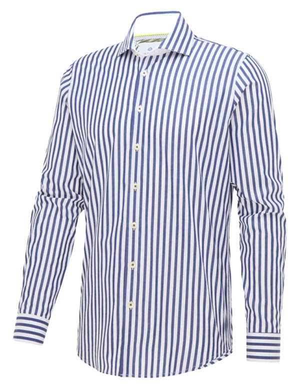 Navy Stripe Long Sleeve Shirt For Cheap