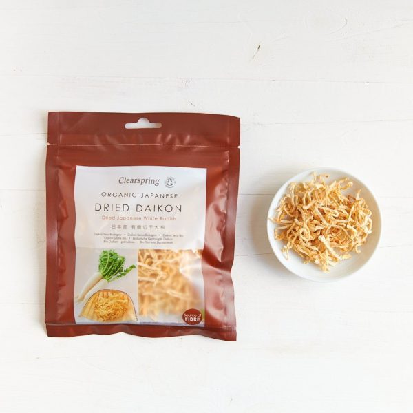 Organic Dried Daikon - Dried Japanese White Radish (6 Pack) on Sale