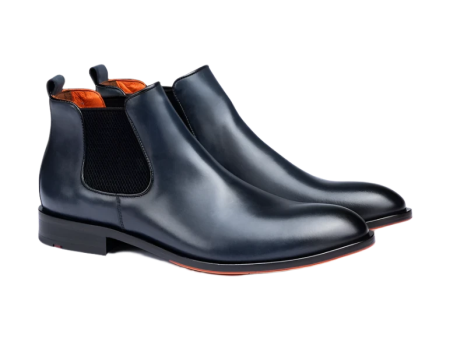 Paterson Leather Blue Boot Discount