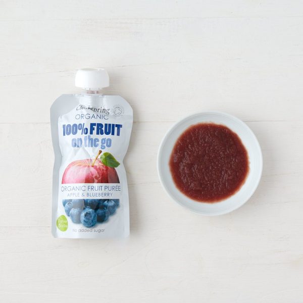 Organic 100% Fruit on the Go - Apple & Blueberry Purée (8 Pack) For Cheap