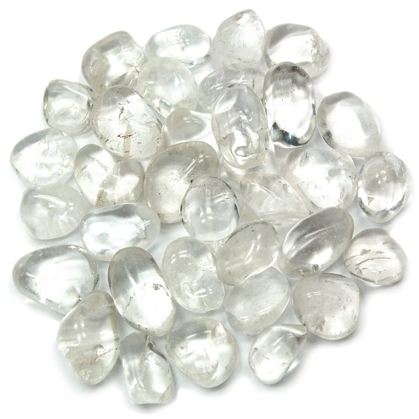 Clear Quartz Tumbled Hot on Sale