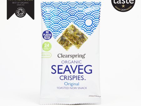 Organic Seaveg Crispies - Original (Crispy Seaweed Thins) on Sale