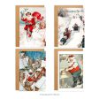 Vintage Illustration Christmas Cards, Personalised or Blank Cheap