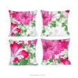 Pink Floral Japanese Art Decorative Cushions, Tanigami Kônan Art Online