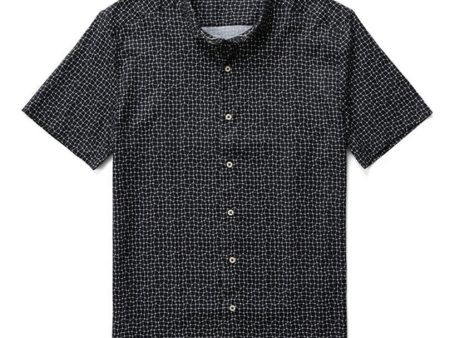 Black Wavy SS Shirt Fashion