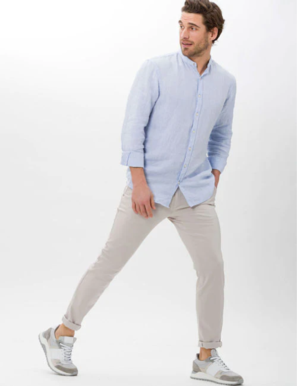 Silvio Hi-Flex Chino in Sand on Sale