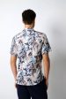 Beige Tropical Print SS Lido Shirt Online