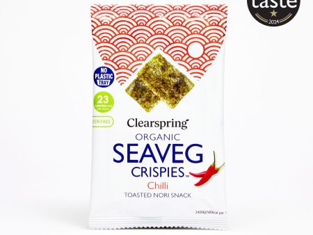 Organic Seaveg Crispies - Chilli (Crispy Seaweed Thins) (20 Pack) Online