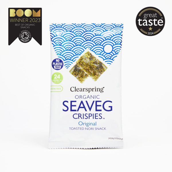 Organic Seaveg Crispies - Original (Crispy Seaweed Thins) (20 Pack) Online