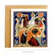 14th Century Medieval Illumination Greeting Card, Personalised or Blank Inside on Sale