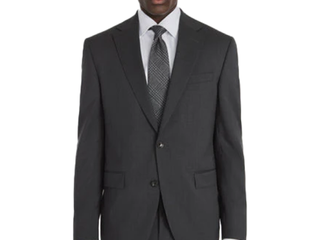 3SIXTY5 New York Modern Fit Suit Jacket in Charcoal Online Hot Sale