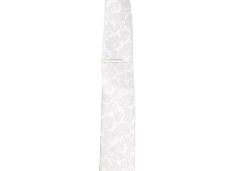 Refinado Floral Silver Tie Discount