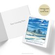 Winter Moonlight Season s Greetings Traditional Christmas Card, Single or Pack Supply