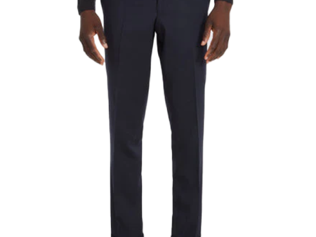 3SIXTY5 Payne Contemporary Trim Suit Trouser in Blue Online Hot Sale