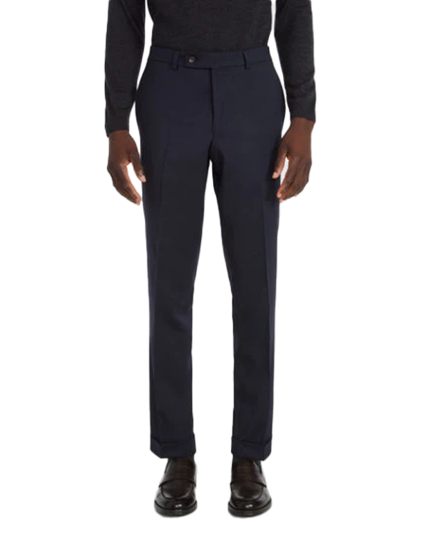 3SIXTY5 Payne Contemporary Trim Suit Trouser in Blue Online Hot Sale