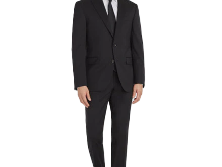 3SIXTY5 Seth Classic Fit Suit Trouser in Black Sale