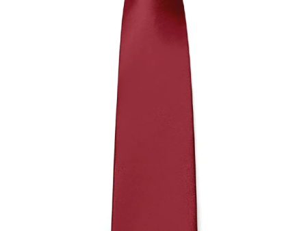 Satin Groomsmen Tie in Pomegranate Online now