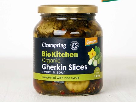 Bio Kitchen Organic   Demeter Gherkin Slices (Sweet & Sour) (6 Pack) Fashion