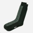 Bloom Floral Emerald Dress Socks Supply